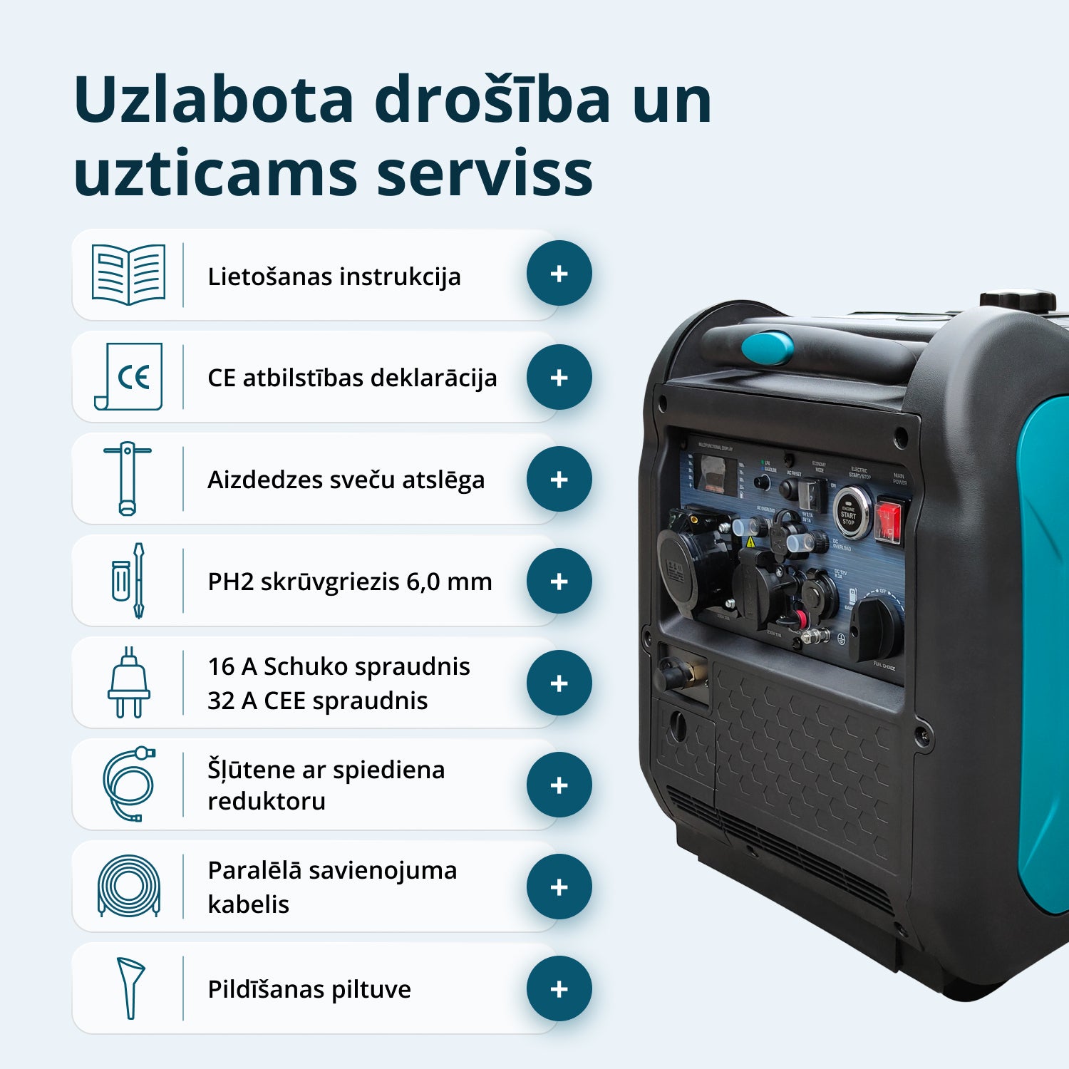 LPG/benzīna invertora ģenerators KS 5500iEG S