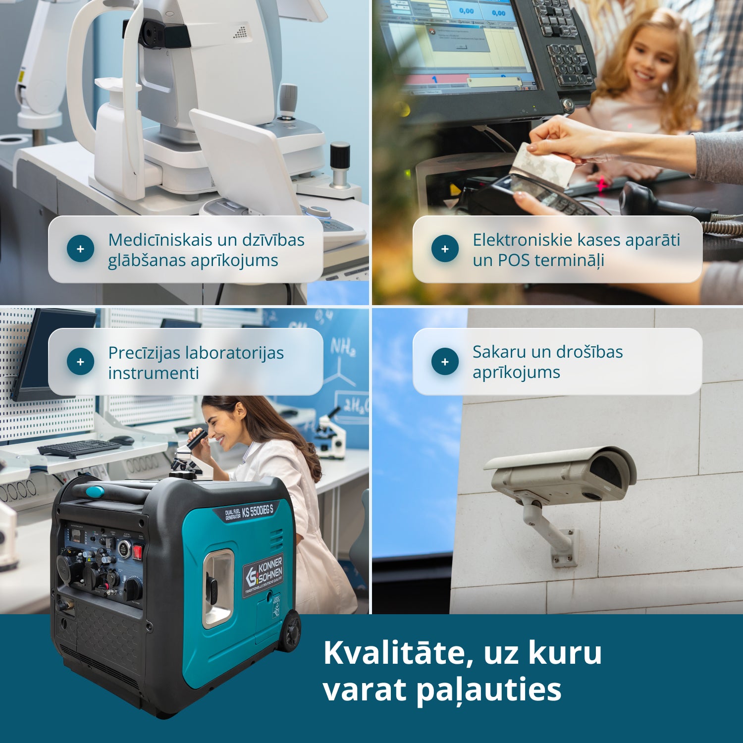 LPG/benzīna invertora ģenerators KS 5500iEG S