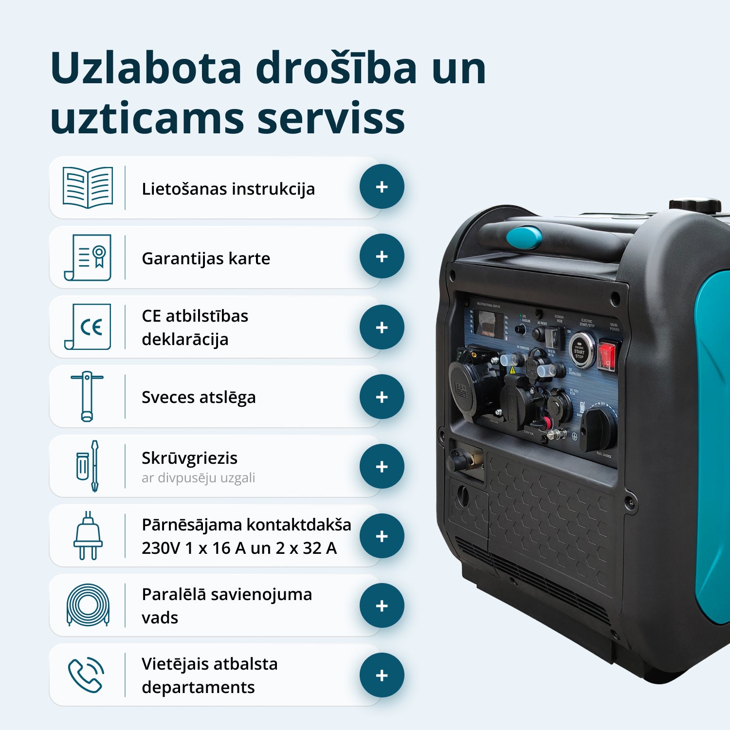 LPG/benzīna invertora ģenerators KS 5500iEG S