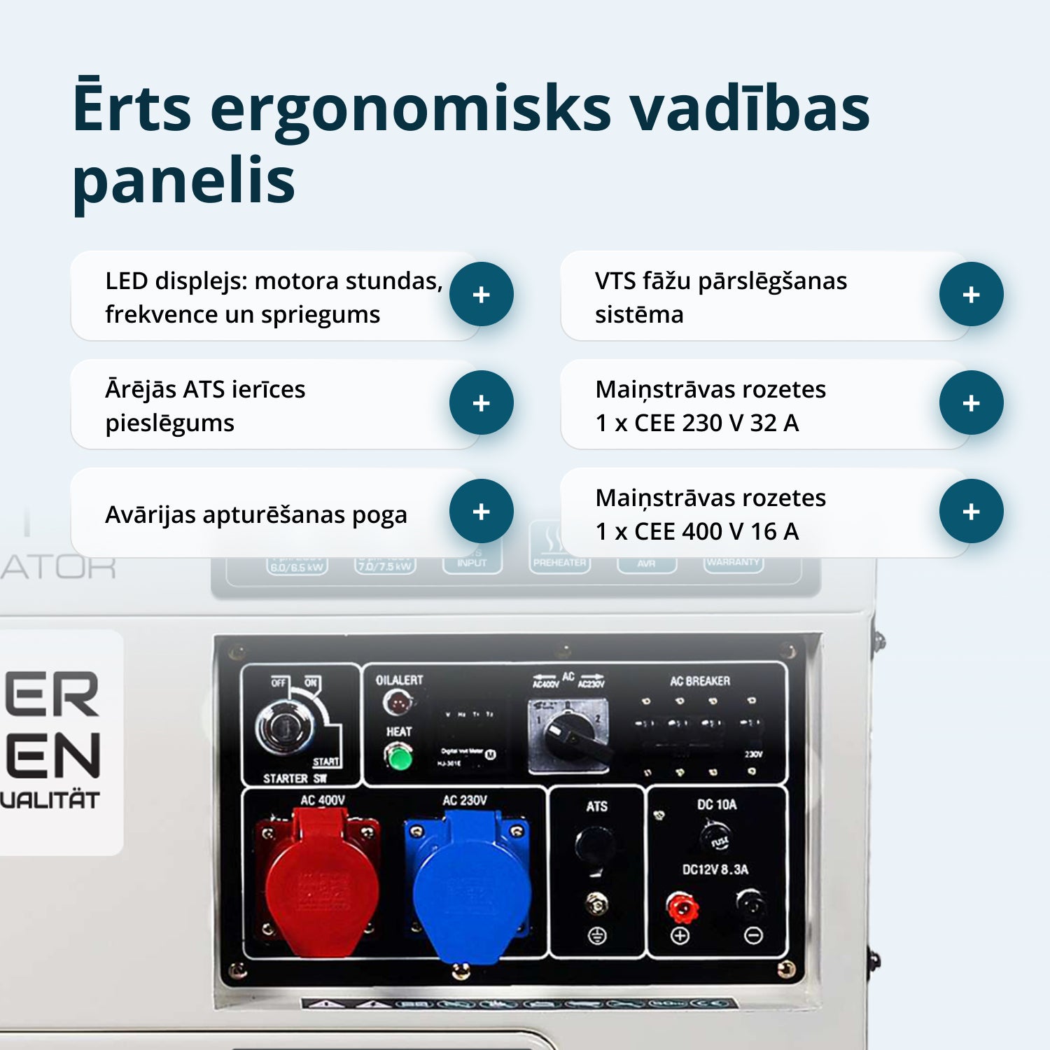 Dīzeļģenerators "Könner & Söhnen" KS 9200HDES-1/3 ATSR (EURO V)