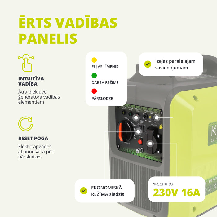 Invertora ģenerators KSB 18i S