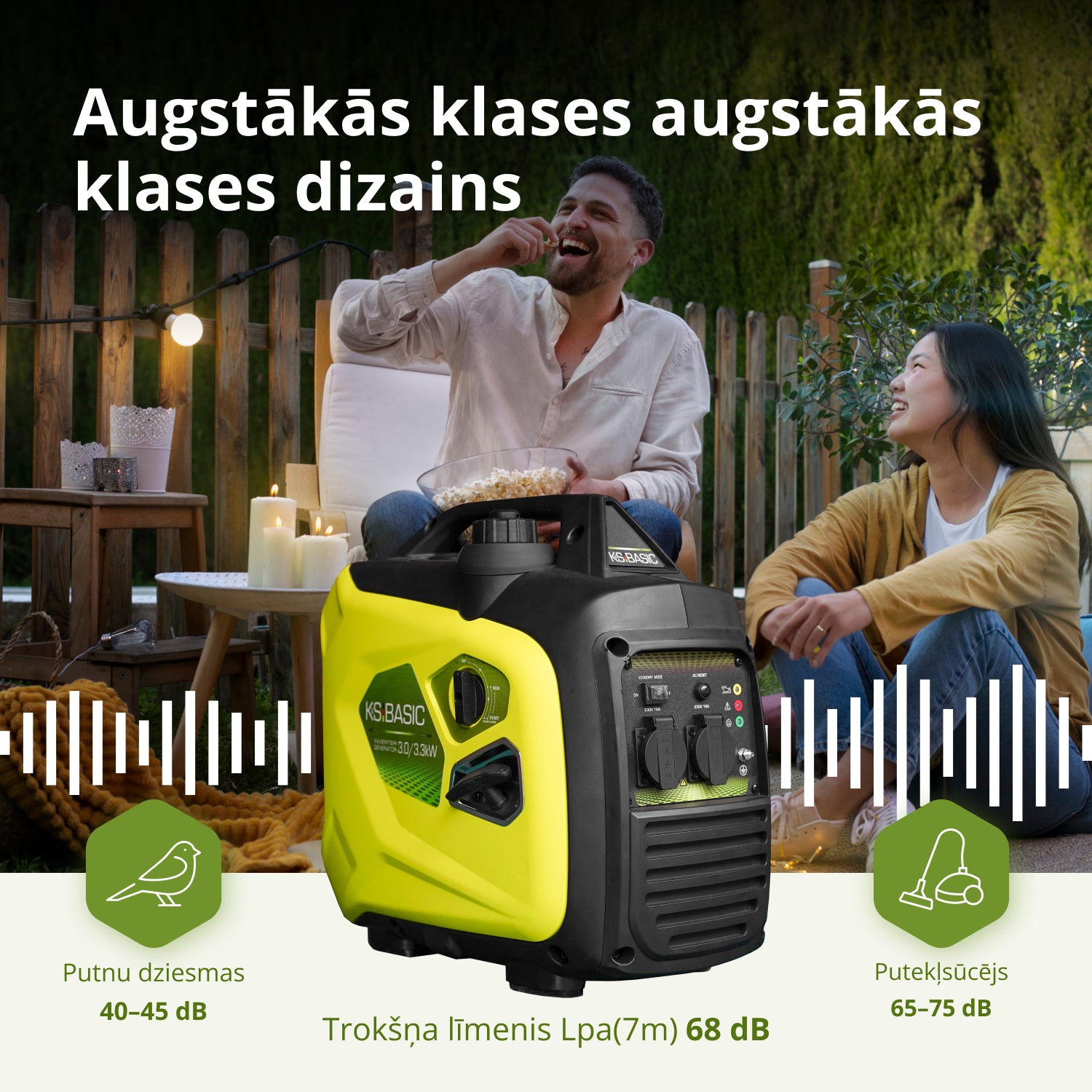 Invertora ģenerators KSB 33i S