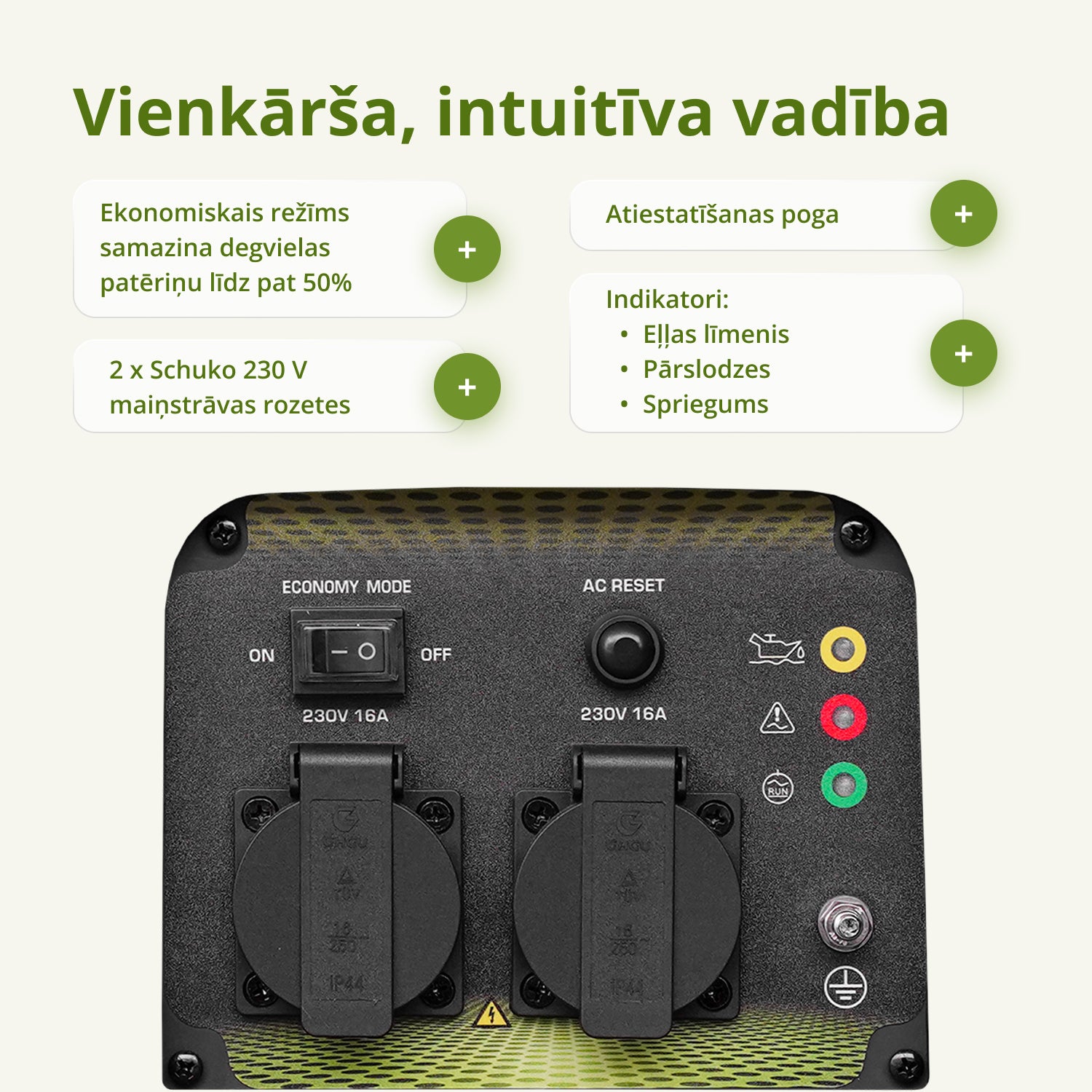 Invertora ģenerators KSB 33i S