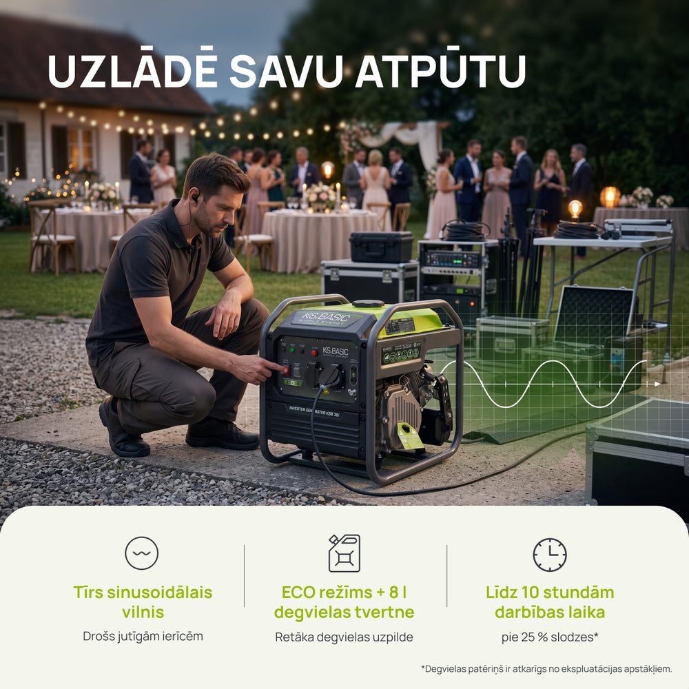 Invertora ģenerators KSB 36i