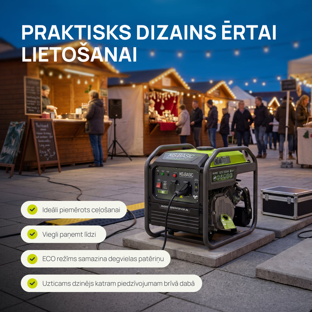 Invertora ģenerators KSB 36i