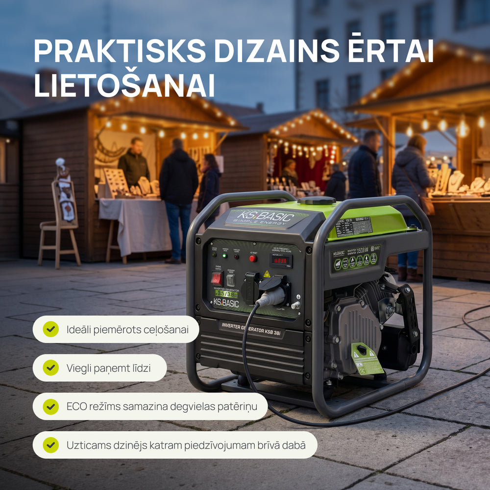 Invertora ģenerators KSB 38i