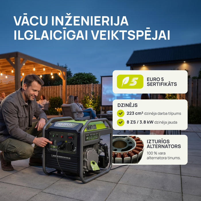Invertora ģenerators KSB 38i