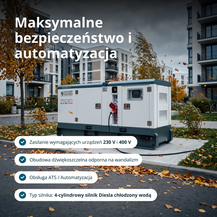 Diesla trójfazowa elektrownia KS 72-3BE