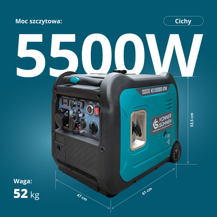 Generator inwerterowy KS 5500iE S ATSR