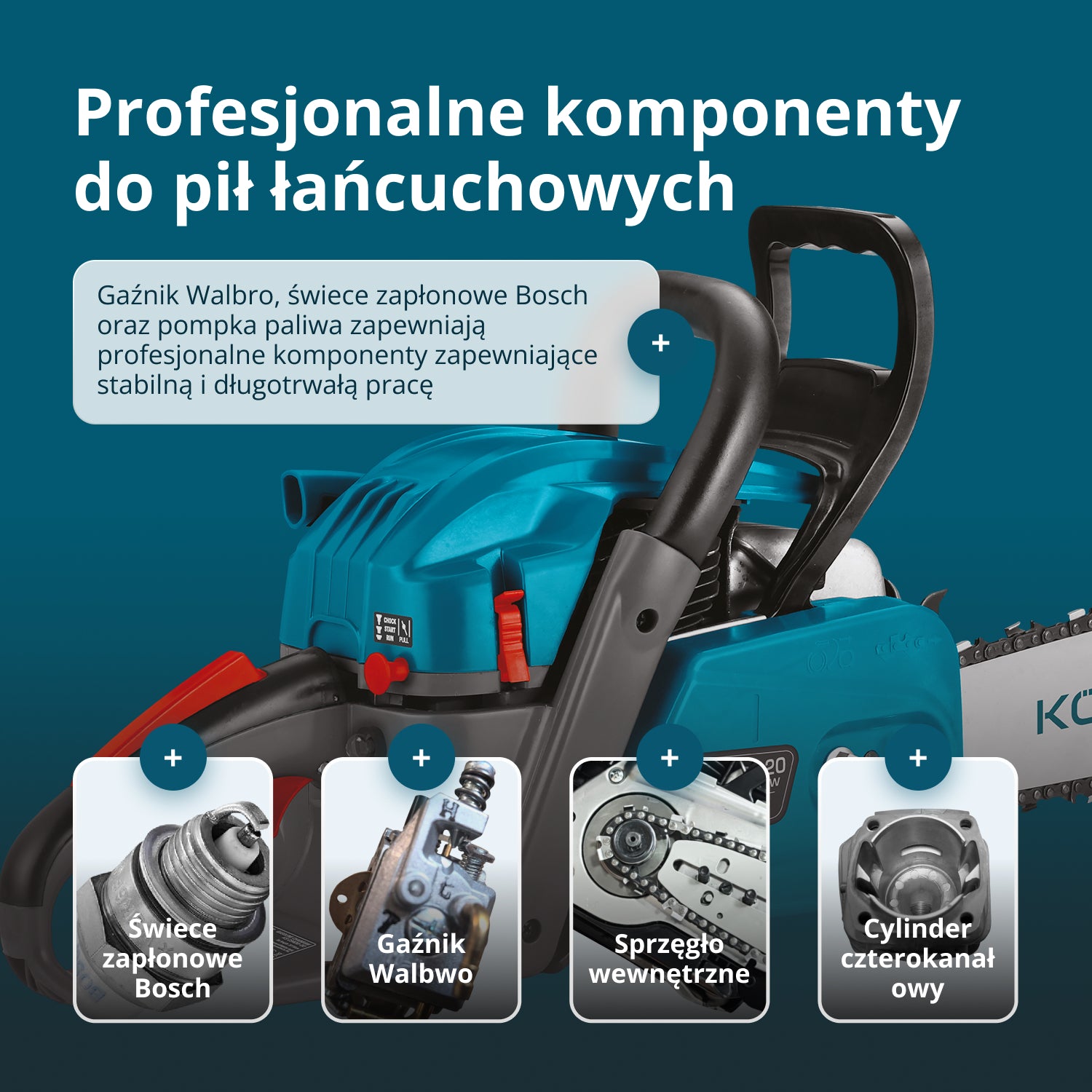 Pilarka spalinowa KS CS40G-20