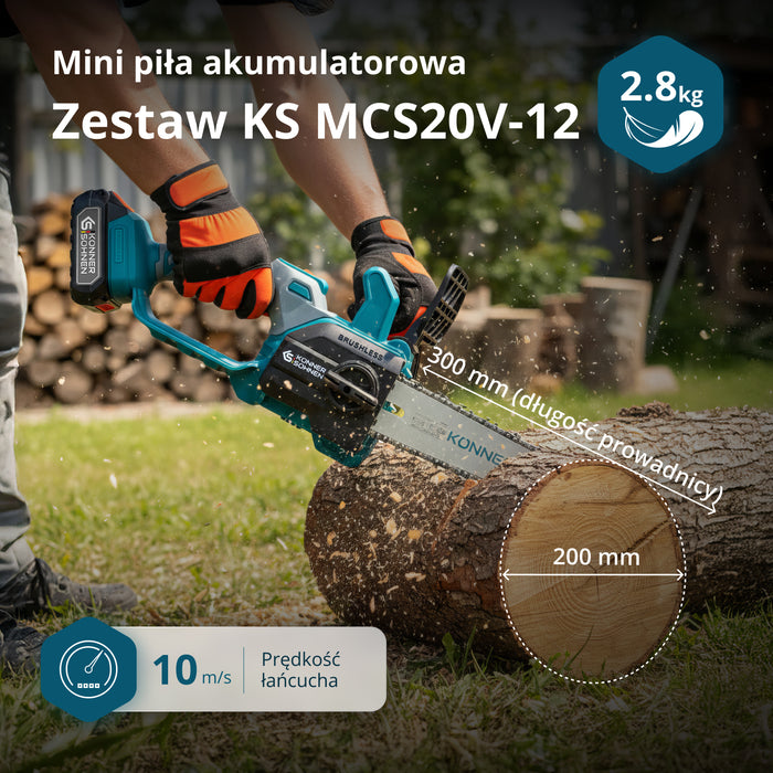 Piła akumulatorowa KS MCS20V-12 SET