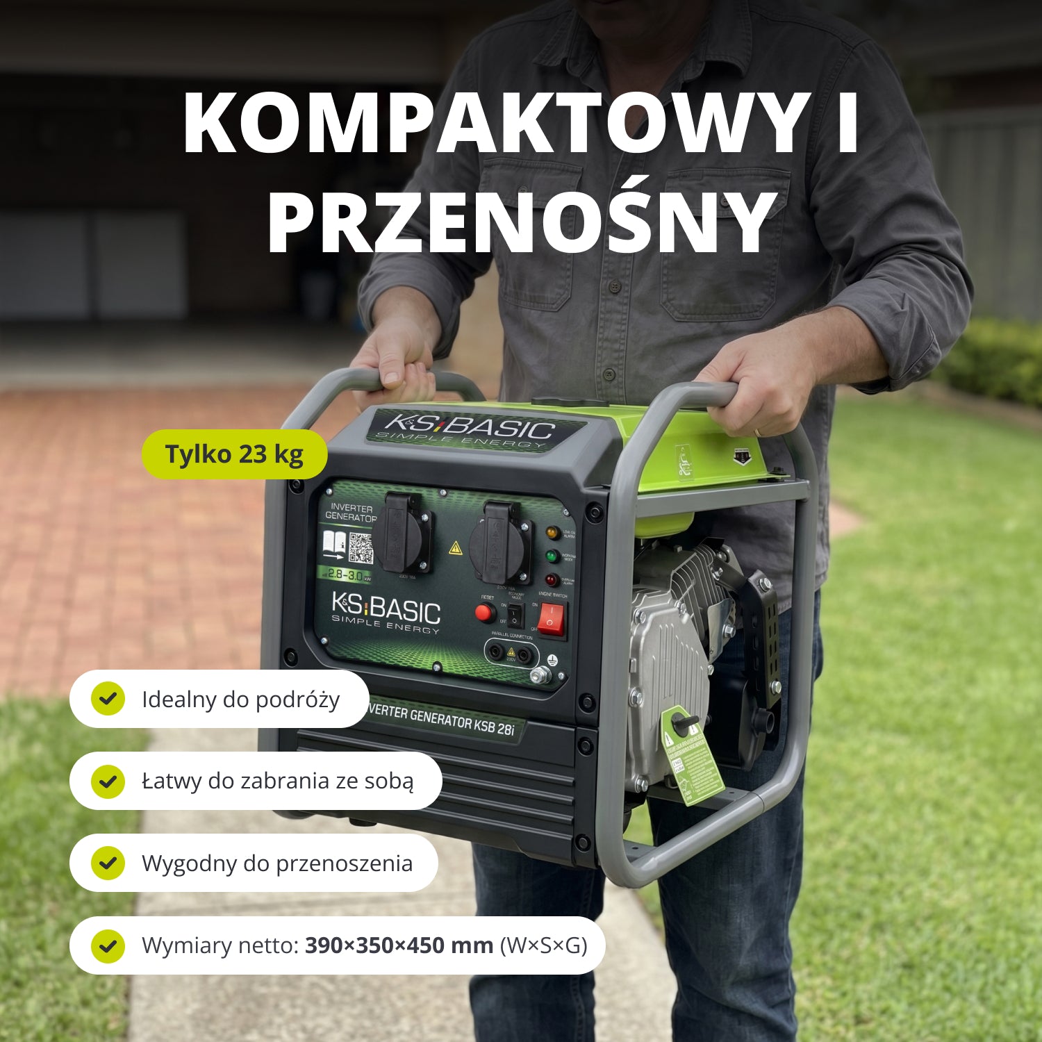 Inwertorowy generator KSB 28i