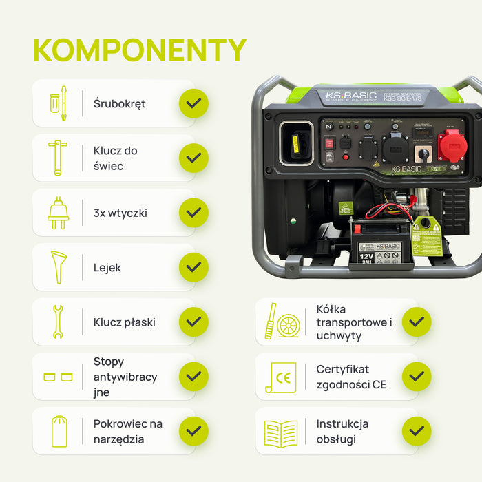 Inwerterowy Generator KSB 80iE-1/3