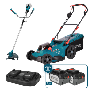 Zestaw promocyjny do pielęgnacji trawnika KS 43LM-BCT40V-SET