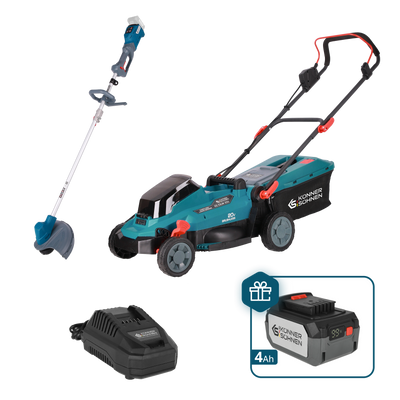 Akcyjny zestaw do pielęgnacji trawnika KS 33LM-BCT20V-SET